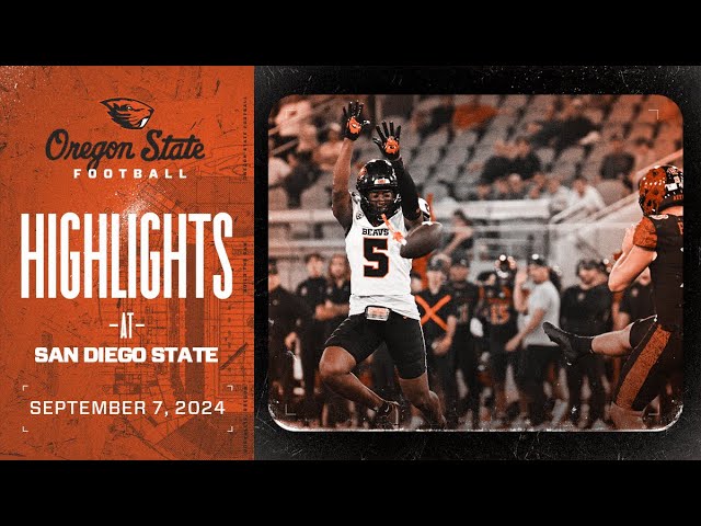 Oregon State Overpowers Aztecs, 21-0
